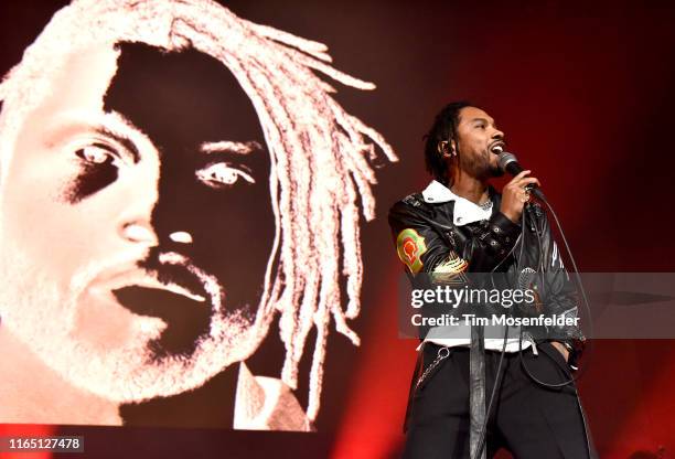 Miguel performs during 106.1 KMEL's Summer Jam at ORACLE Arena on July 28, 2019 in Oakland, California.