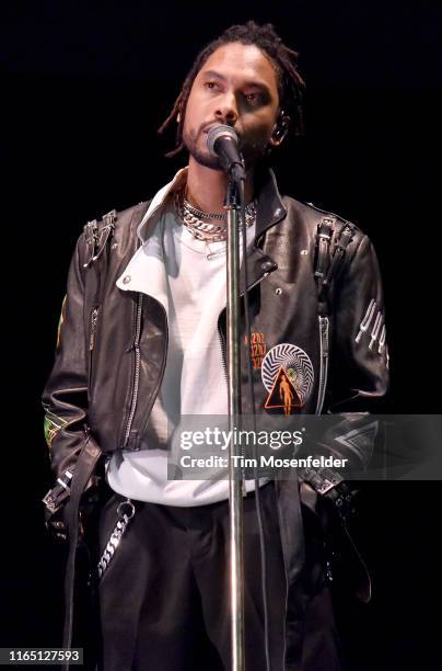 Miguel performs during 106.1 KMEL's Summer Jam at ORACLE Arena on July 28, 2019 in Oakland, California.