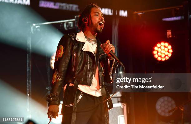 Miguel performs during 106.1 KMEL's Summer Jam at ORACLE Arena on July 28, 2019 in Oakland, California.