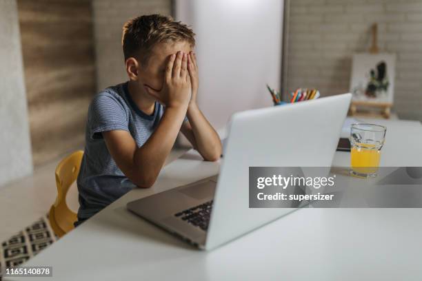 Student Crying At Computer Crying At Computer Photos and Premium High Res Pictures - Getty Images