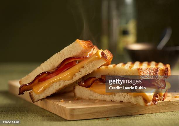 panini - bacon imagens e fotografias de stock