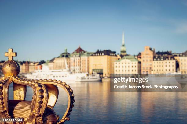 stockholm city skyline - stockholm skyline stock pictures, royalty-free photos & images