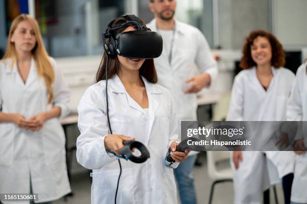 Virtual College Classroom Photos and Premium High Res Pictures - Getty ...