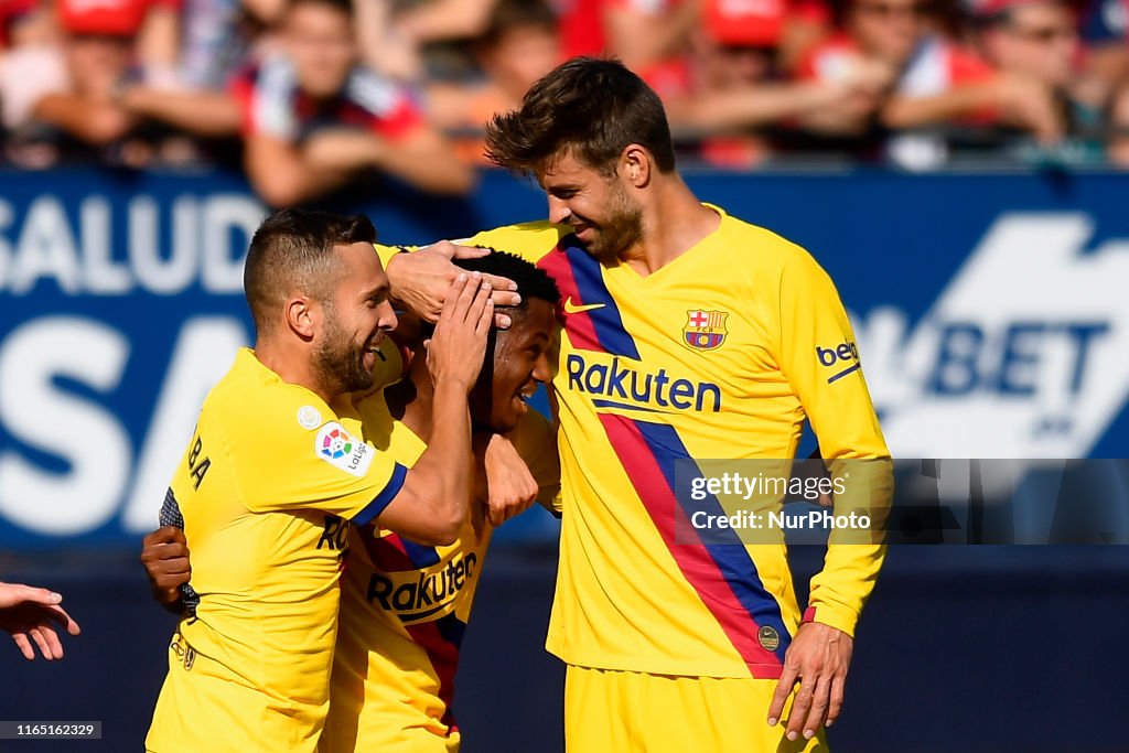 CA Osasuna v FC Barcelona - La Liga