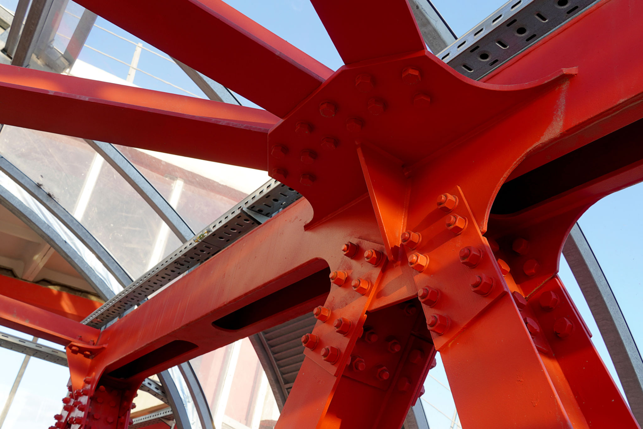 red iron structure
