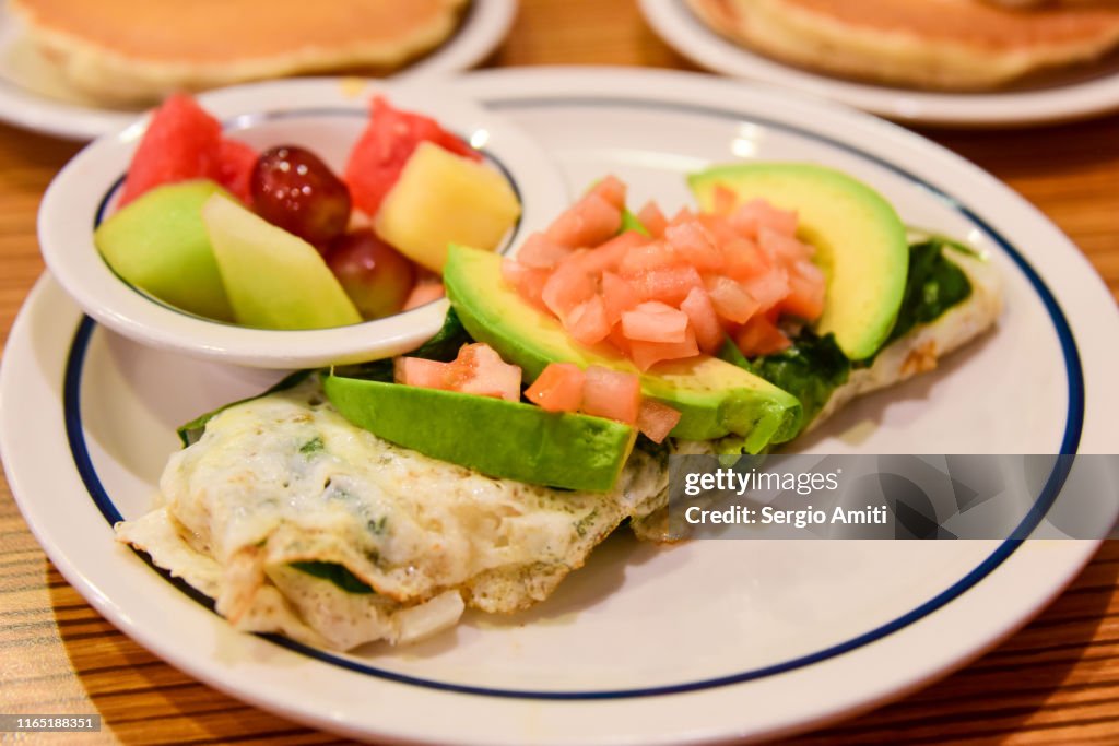Egg White Veggie Omelette High-Res Stock Photo - Getty Images