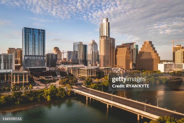 austin city limits skyline - austin texas fotografías e imágenes de stock