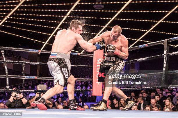 Bill Tompkins/Getty Images Sergey Kovalev defeats Igor Mikhalkin by TKO in the 7th round during their Light Heavyweight fight at Madison Square...