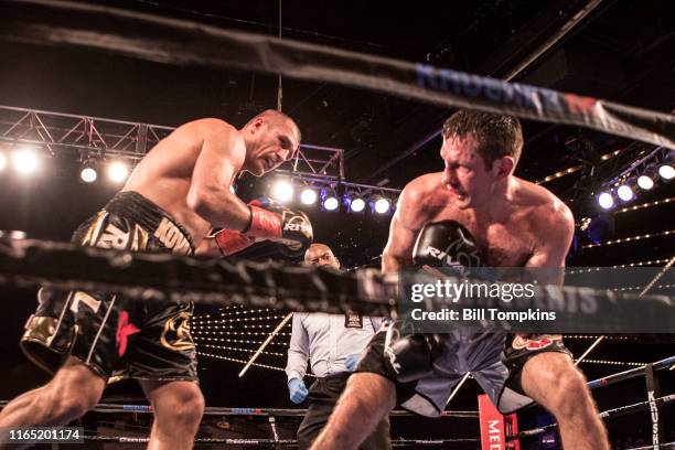 Bill Tompkins/Getty Images Sergey Kovalev defeats Igor Mikhalkin by TKO in the 7th round during their Light Heavyweight fight at Madison Square...