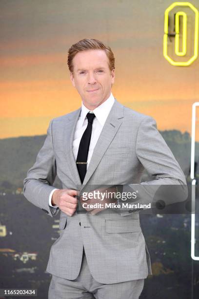 Damian Lewis attends the "Once Upon A Time In Hollywood" UK Premiere at Odeon Luxe Leicester Square on July 30, 2019 in London, England.