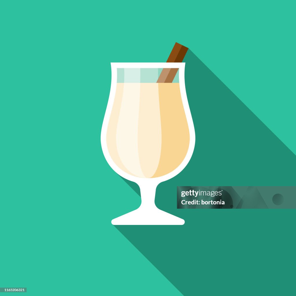 Eggnog Holiday Food Icon