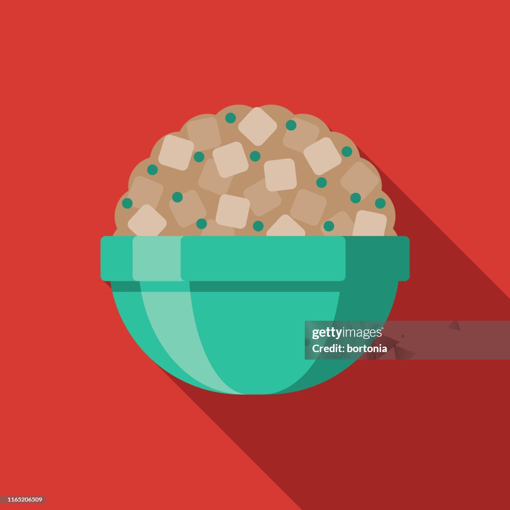 Stuffing Holiday Food Icon