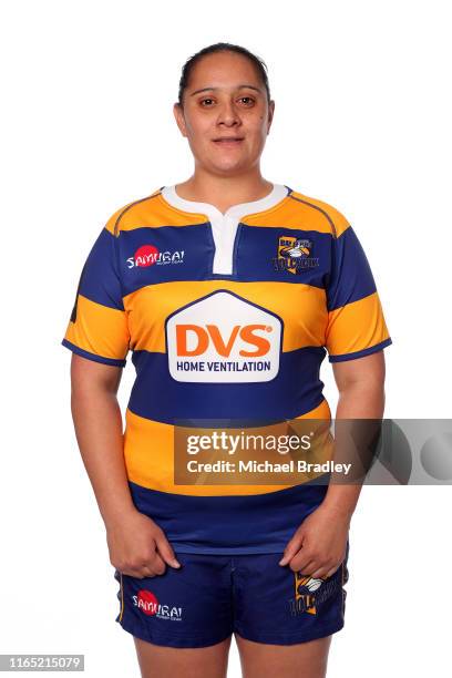 Antoinette Kereopa poses during the Bay of Plenty headshots session on July 30, 2019 in Te Puke, New Zealand.