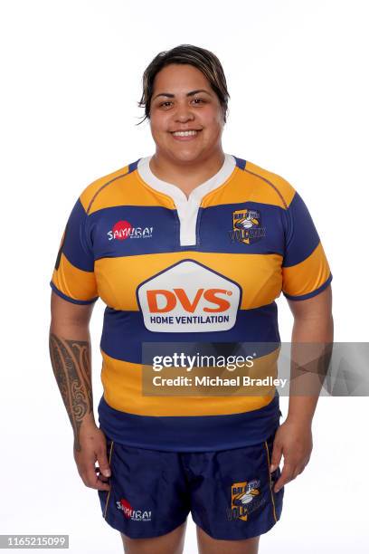 Janina Khan poses during the Bay of Plenty headshots session on July 30, 2019 in Te Puke, New Zealand.