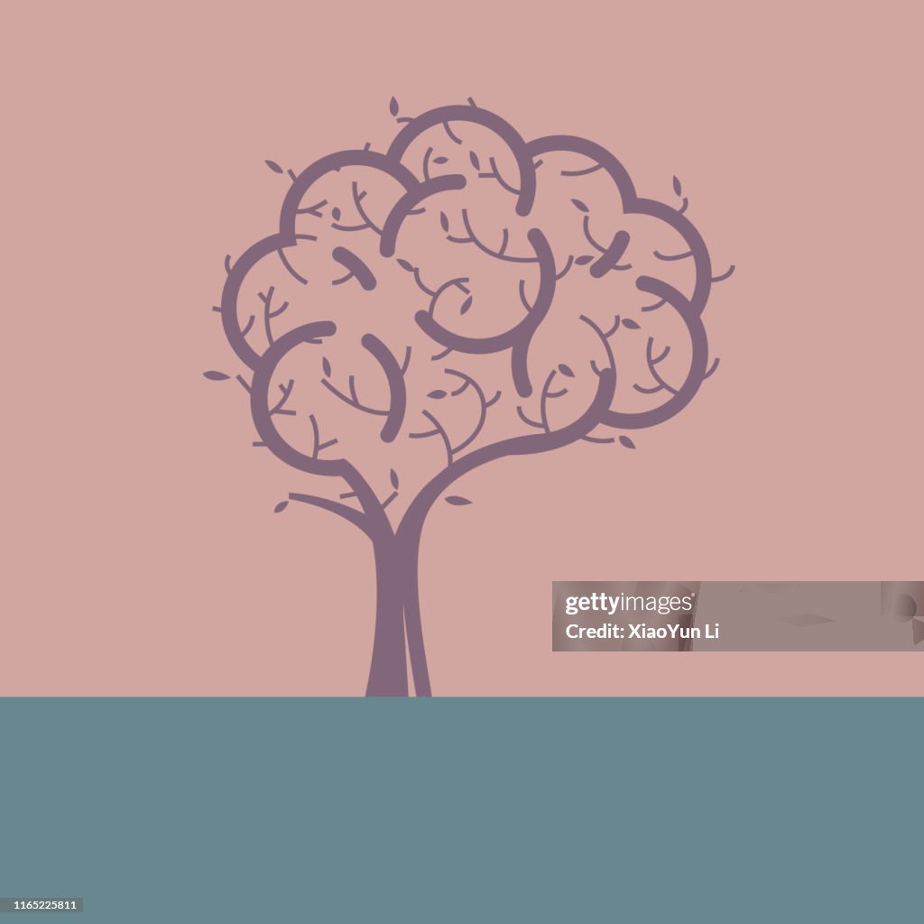 Memory Tree Colouring Memory Tree High-Res Vector Graphic - Getty Images