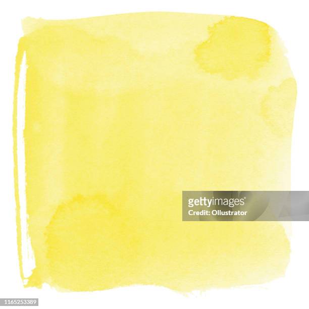 aquarell gelb hintergrund - gelb stock-grafiken, -clipart, -cartoons und -symbole