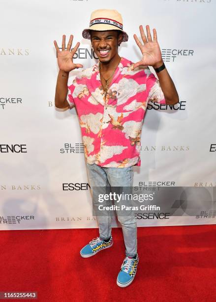 Actor Jelani Winston attends "Brian Banks" Atlanta Screening at SCADshow on July 30, 2019 in Atlanta, Georgia.