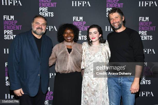 Julio Macat, Jacqueline Lyanga, Abby Quinn and Bart Freundlich at Film Independent presents "After The Wedding" at The Landmark on July 30, 2019 in...