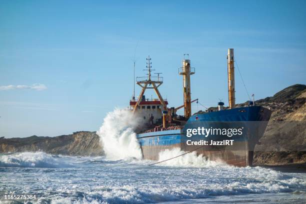 shipwreck - abandoned boat stock pictures, royalty-free photos & images