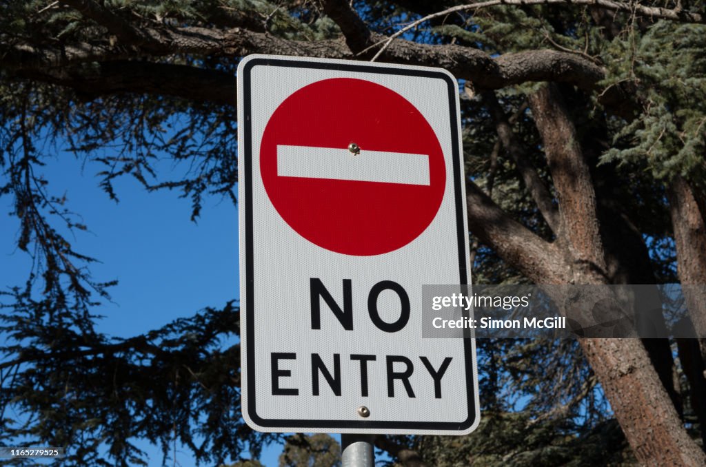 No entry sign