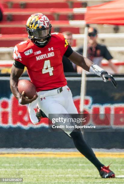 Maryland Terrapins quarterback Lance LeGendre during a football game between the University of Maryland and Howard University on August 31 at Capital...