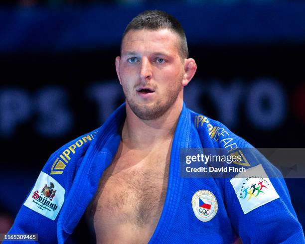 Rio Olympic champion, Lukas Krpalek of the Czech Republic won the o100kg gold medal after Hisayoshi Harasawa of Japan was disqualified for passivity...