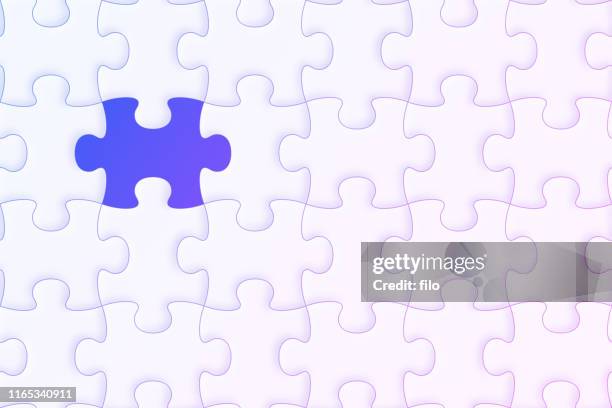 puzzle - missing jigsaw piece stock illustrations