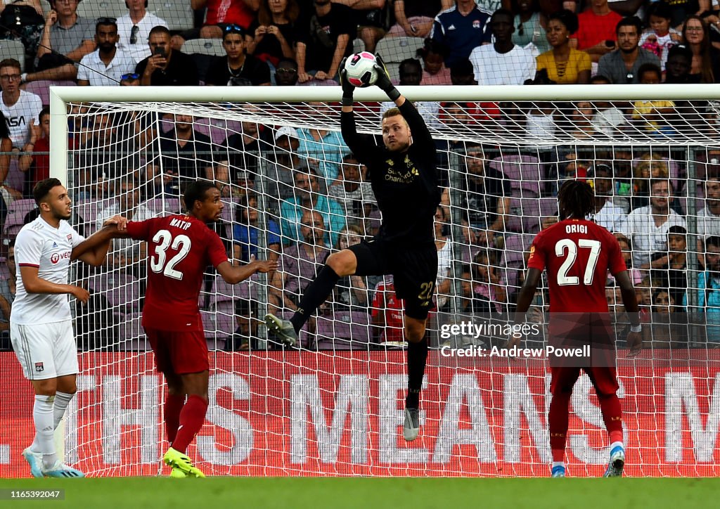 Liverpool v Olympique Lyonnais - Pre-Season Friendly