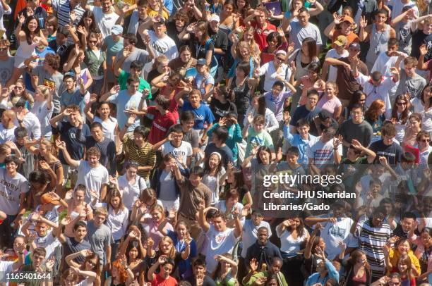 Crowd Of People Birds Eye View Photos and Premium High Res Pictures ...