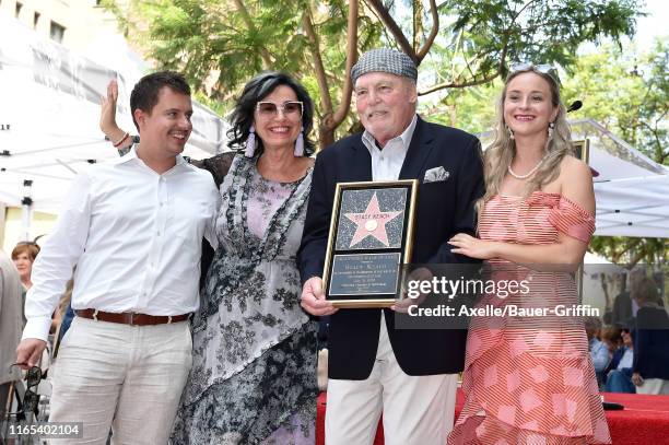 Shannon Keach, Malgosia Tomassi Keach, Stacy Keach, and Karolina Keach attend the ceremony honoring Stacy Keach with a Star on the Hollywood Walk of...