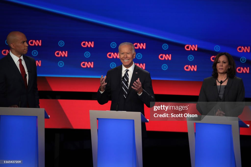 Democratic Presidential Candidates Debate In Detroit Over Two Nights