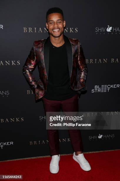 Robert Ri'chard attends the Los Angeles special screening of Bleeker Street's "Brian Banks" at Edwards Long Beach Stadium 26 & IMAX on July 31, 2019...