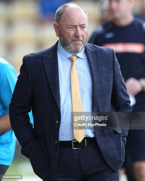 Torquay United manager Gary Johnson during the Vanarama National League match between Torquay United and Hartlepool United at Plainmoor, Torquay on...