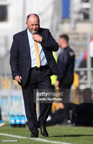 Torquay United manager Gary Johnson during the Vanarama National League match between Torquay United and Hartlepool United at Plainmoor, Torquay on...