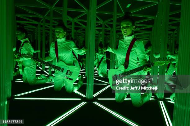 Zoe Ní Riordáin holds a photo call at Camera Obscura to promote her Edinburgh Festival Fringe show Everything I Do on August 01, 2019 in Edinburgh,...