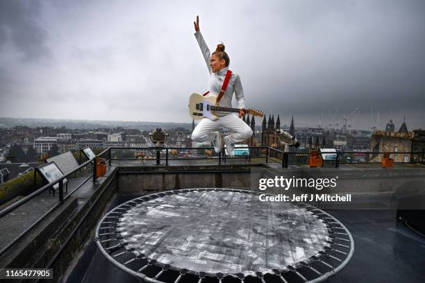 Zoe Ní Riordáin holds a photo call at Camera Obscura to promote her Edinburgh Festival Fringe show Everything I Do on August 01, 2019 in Edinburgh,...