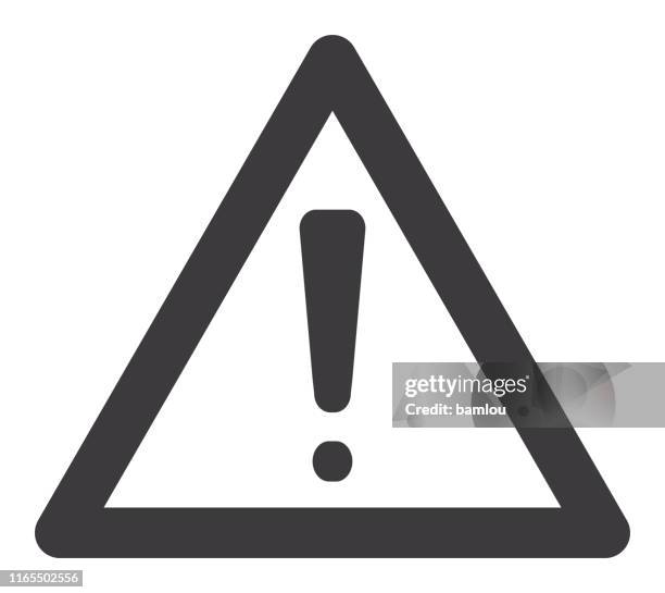 icon warning sign - severe weather alert stock illustrations
