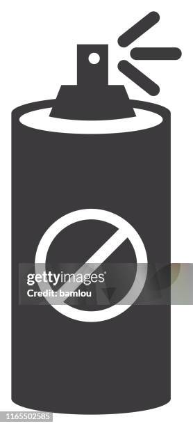 spray can icon - microwave safe stock illustrations