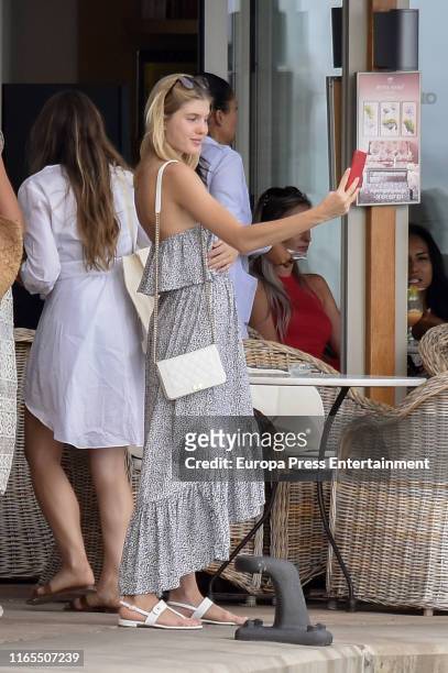 Victoria Iglesias is seen on July 31, 2019 in Ibiza, Spain.