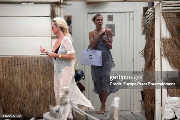 Victoria Iglesias is seen on July 31, 2019 in Ibiza, Spain.