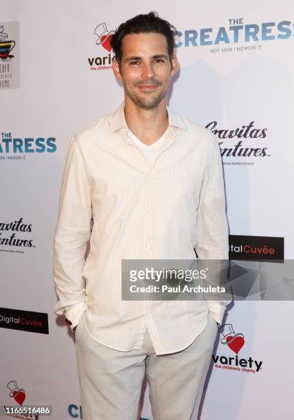 Actor / Director Jason Cook attends the premiere of "The Creatress" at iPic Westwood on July 31, 2019 in Westwood, California.