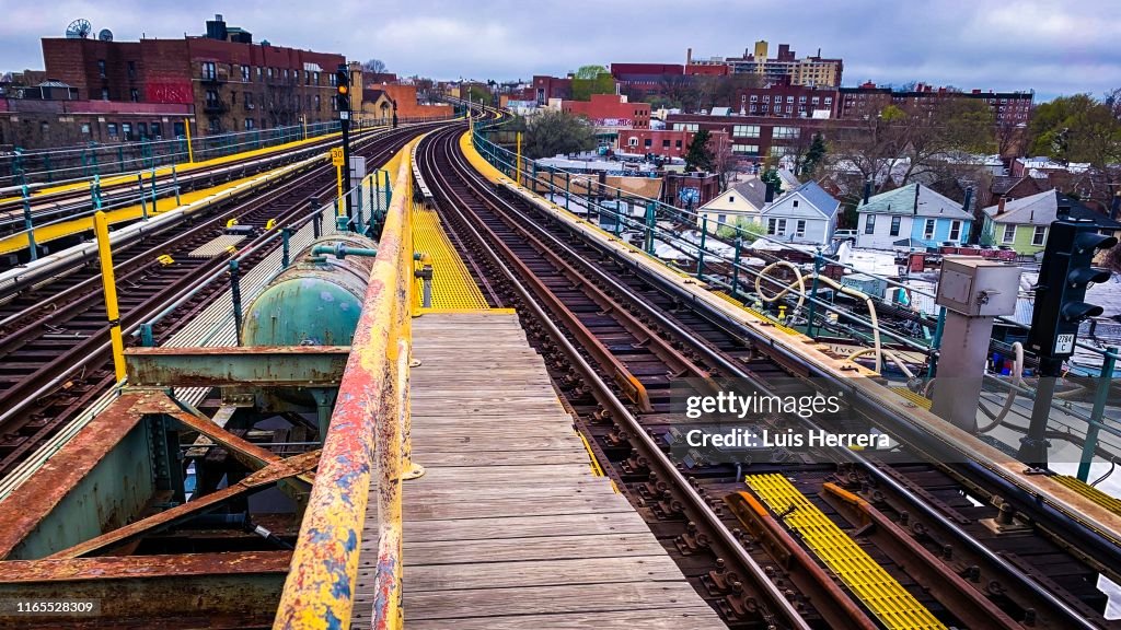 Old Rails Front Old Rails High-Res Stock Photo - Getty Images