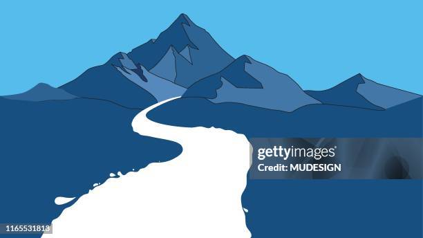 milk river - organic farming background stock illustrations