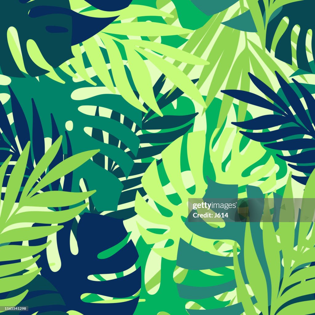 Tropisches nahtloses Muster