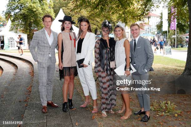 Artjom Gilz, Nadine Warmuth, Nadine Warmuth, Nina Victoria Suess and Fabian Lueck during the launch of "Le Grand Weekend" by Longchamp & Casino...