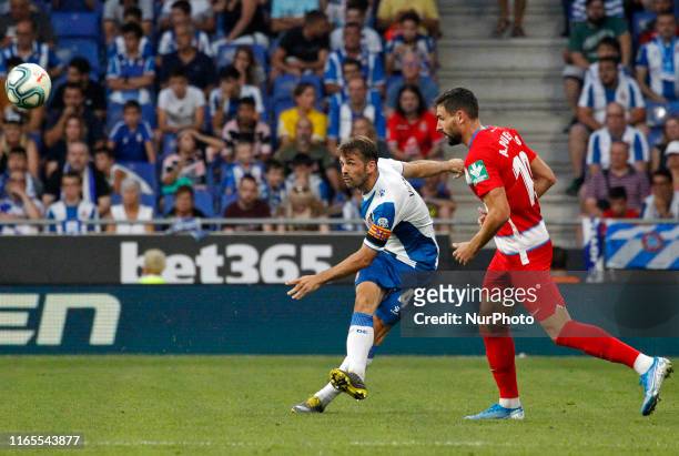 Victor Sanchez during the match between RCD Espanyol and Granada CF, corresponding to the week 3 of the Liga Santander, played at the RCDE Stadium,...