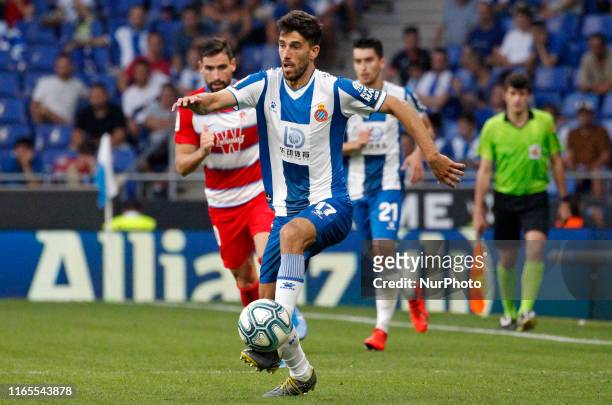 Didac Vila during the match between RCD Espanyol and Granada CF, corresponding to the week 3 of the Liga Santander, played at the RCDE Stadium, on...