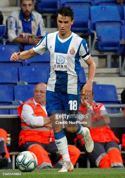 Sebastien Corchia during the match between RCD Espanyol and Granada CF, corresponding to the week 3 of the Liga Santander, played at the RCDE...