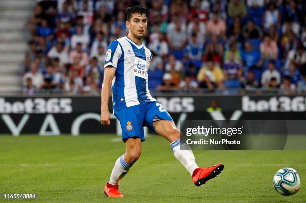 Marc Roca during the match between RCD Espanyol and Granada CF, corresponding to the week 3 of the Liga Santander, played at the RCDE Stadium, on...