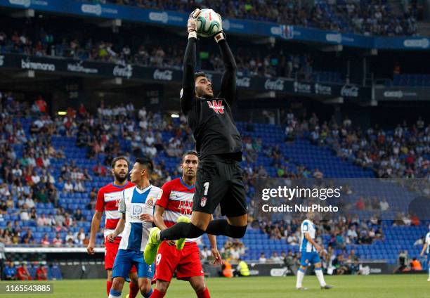 Rui Silva during the match between RCD Espanyol and Granada CF, corresponding to the week 3 of the Liga Santander, played at the RCDE Stadium, on...